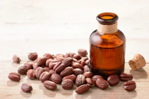 jojoba oil in the glass bottle royalty free image 1574089162 480x480